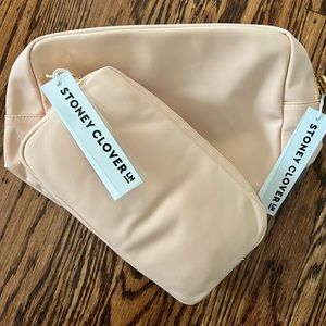 BNWT Stoney Clover Lane Sparkling Cider Large and Small Pouch set